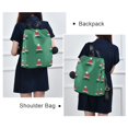 thumbnail image 4 of FORMRS Women's Travel Backpack Purse Anti-Theft Hidden Pockets Casual Shoulder Bag, Christmas Trees, 4 of 7