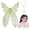 Green, variant on Fairy Wings for Adults, Fairy Costume Set with Rhinestone Head Chain and Face Gems for Party, Cosplay, Halloween