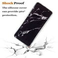 thumbnail image 3 of Case for Samsung Galaxy A12 5G, Soft TPU + IMD Marble Print Pattern Case for Girls Drop Protection Sturdy Compatible with Samsung Galaxy A12 5G Ultra Slim Wireless Charging,Black Marble, 3 of 4