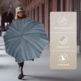 thumbnail image 4 of Knirps A.200 Medium Duomatic Windproof Rain Umbrella for Adults in Soft Storm – Automatic Open Close Design, 38.5" Wind Resistant Canopy, Durable Steel Frame, Travel Case Included, 4 of 7