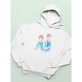 thumbnail image 3 of Manga Couple Yukata Kimono Hoodie Women -Image by Shutterstock, Female Large, 3 of 4