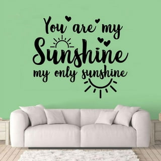 Nursery Decor: 3 Framed You Are My Sunshine Lyrics 8”x11” Baby