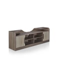 thumbnail image 3 of Furniture of America Heitor TV Stand with Storage for TVs up to 73", Brown, 3 of 9