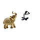 thumbnail image 1 of Estatua De Elefante Pensador, Adorno De Escritorio, Artesanía De Resina, Escultura De Animal, Figura Decorativa, Colección, Escultura Moderna De Mesa Simple Para Estante, Dormitorio,, 1 of 8