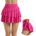 thumbnail image 2 of AherBiu Workout Skorts for Women Pleated Ruffle Tennis Skirts Quick-Dry Lightweight Athletic Yoga Shorts, 2 of 7