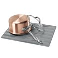 thumbnail image 1 of Interdesign 6032727 12 x 16 in. Gray Silicone Dish Drying Mat, 1 of 4