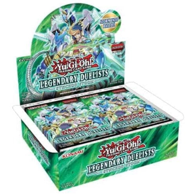 Caja de refuerzo de tormenta sincronizadora de duelistas legendarios de Yugioh - 36 Paquet Yu-Gi-Oh! Trading Cards Yu-Gi-Oh! Trading Cards