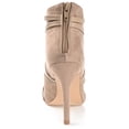 thumbnail image 4 of Journee Womens Samara Back Heel Zip Peep Toe Stiletto Booties, Widths Available, 4 of 10