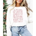 thumbnail image 4 of Tis the Season Matching Family Unisex Sweatshirt Christmas Sweater for Men, Women, Girls & Boys White Sweatshirt Adult Medium, 4 of 4