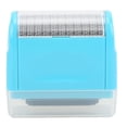 thumbnail image 1 of Tampon confidentiel, rouleau photosensible, fenêtre détachable, petit corps, protection d'identité, bleu, 1 of 4
