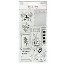 Bea Valint Sketchbook Die & Stamp Set-20 Pieces