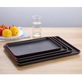 thumbnail image 4 of Bandeja rectangular de plástico para servir, bandeja antideslizante para servir comida para restaurante, hogar, hotel, 38*24,4 cm, 3 uds., 4 of 4