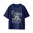 thumbnail image 2 of Marvel Spider-Man Brand New Day Youth Hulk Classic Sketch Retro T-Shirt (Iris Navy, XS-XL), 2 of 4