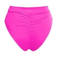 thumbnail image 5 of Women's High - Waisted Solid Color Split Swim Trunks - Quick - Drying, Sexy Design, for Water Activities, 5 of 5