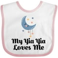 thumbnail image 3 of Inktastic My Yia Yia Loves Me Yiayia for Grandchild Boys or Girls Baby Bib, 3 of 4