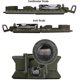 thumbnail image 2 of Professional Military Compass, Ip65 Waterproof Metal Compass Fluorescent Sighting Compass, 2 of 5