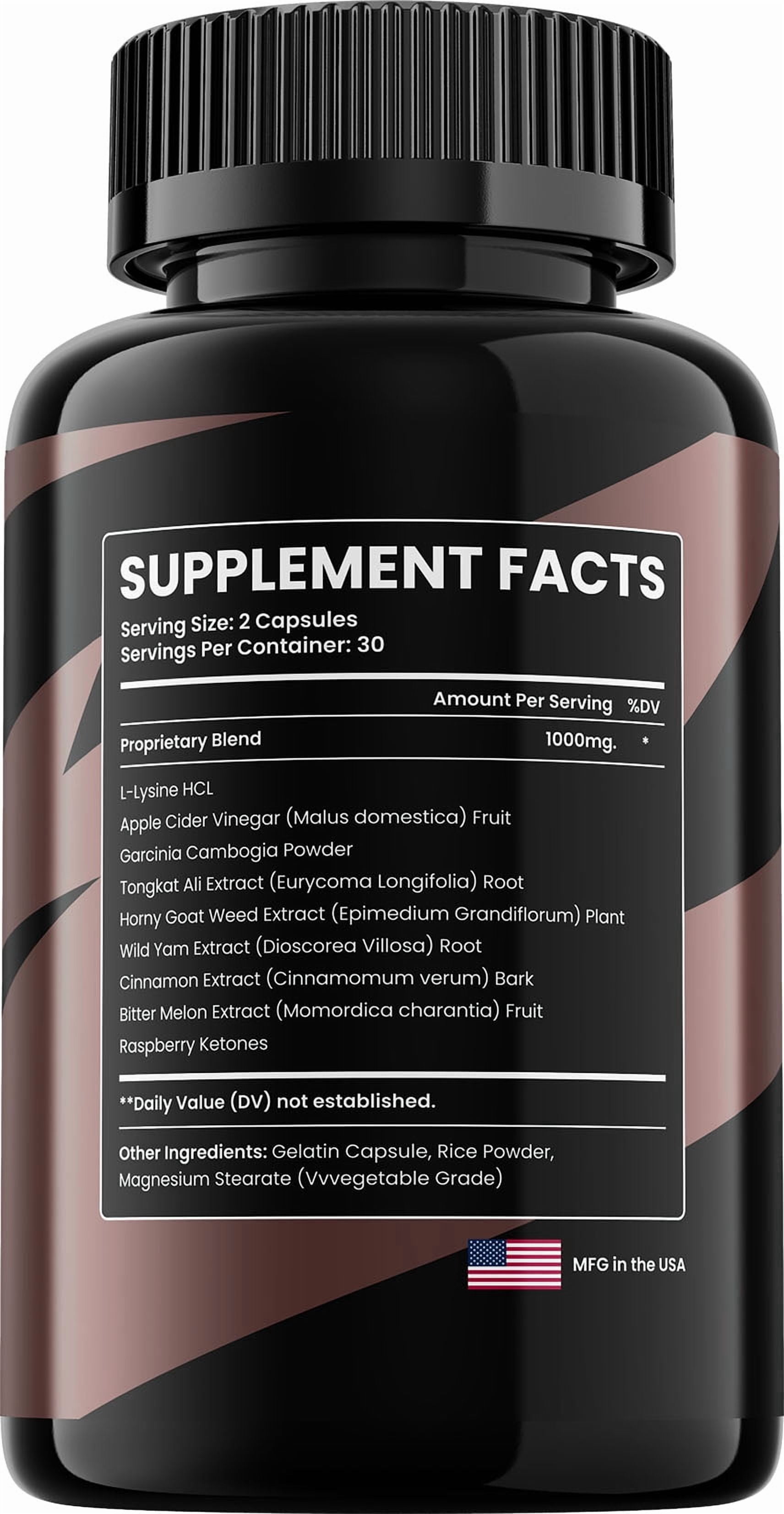 Horsewood for Men Capsules –  Advanced Formula Natural Supplement Pills for Active Lifestyle, 1 Pack, 60 Capsules