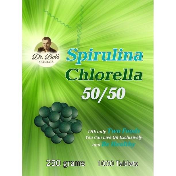 Spirulina Chlorella Tablets 50/50 Blend