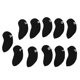 thumbnail image 3 of 11 unids/set número Golf Iron Headcover neopreno Golf Club Iron Head cubierta protectora cubierta negra, 3 of 10