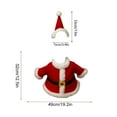 thumbnail image 4 of Cheapark 23 Inch Porch Goose Christmas Outfit - Hat & Clothes for Goose Statues, Patio & Garden Home Holiday Decor, 4 of 7