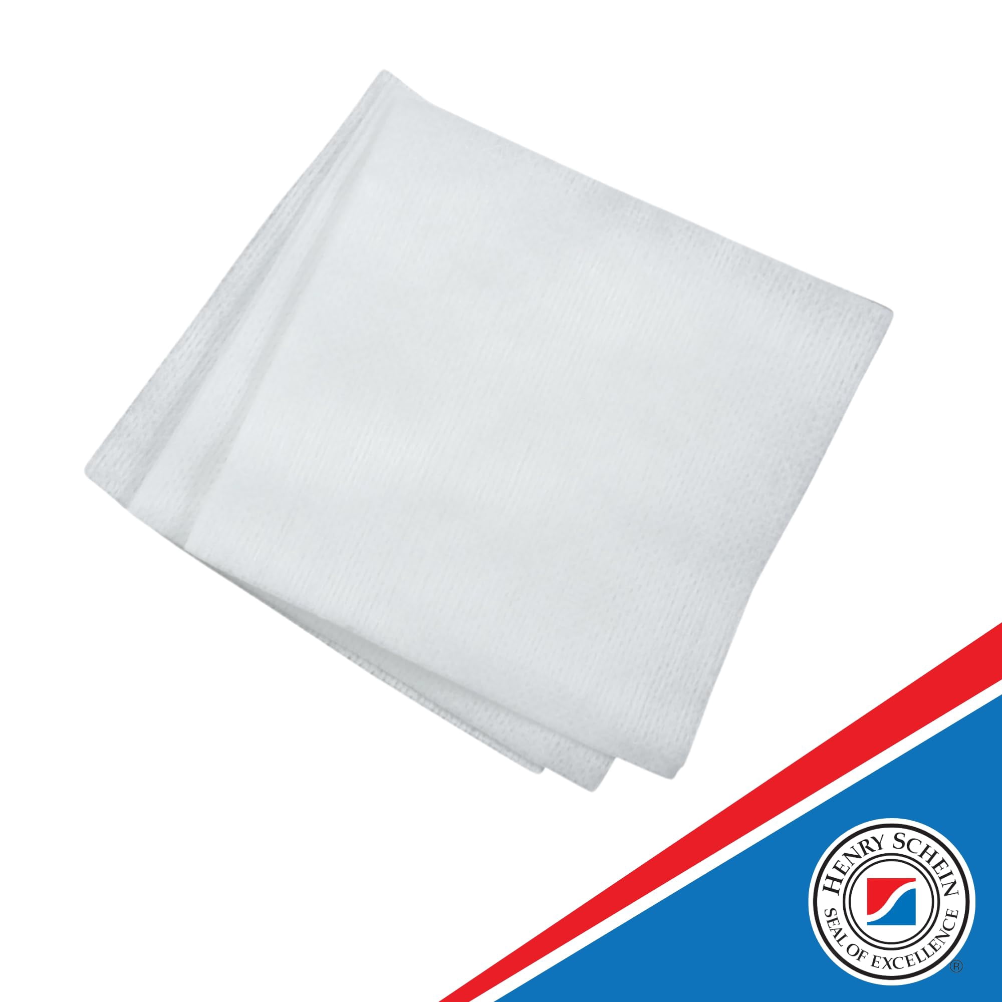 Henry Schein Premium Gauze, Rayon/Polyester Blend Non-Woven Sponges, 4 in x 4 in 4 Ply Non-Sterile, 4-Ply, 200/Pack - 10 Packs - Total 2000 counts