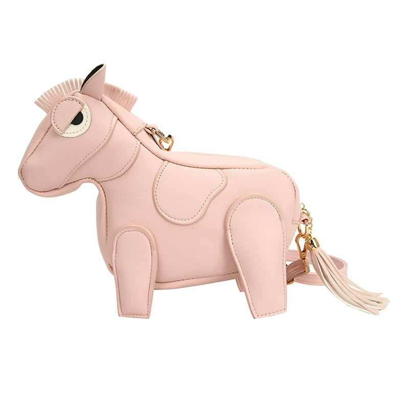 yuksok Women's Horse Shoulder Bag Adjustable Strap Handbag