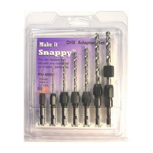 Snappy Drill Bit Adapter Set by SNAPPY TOOLS