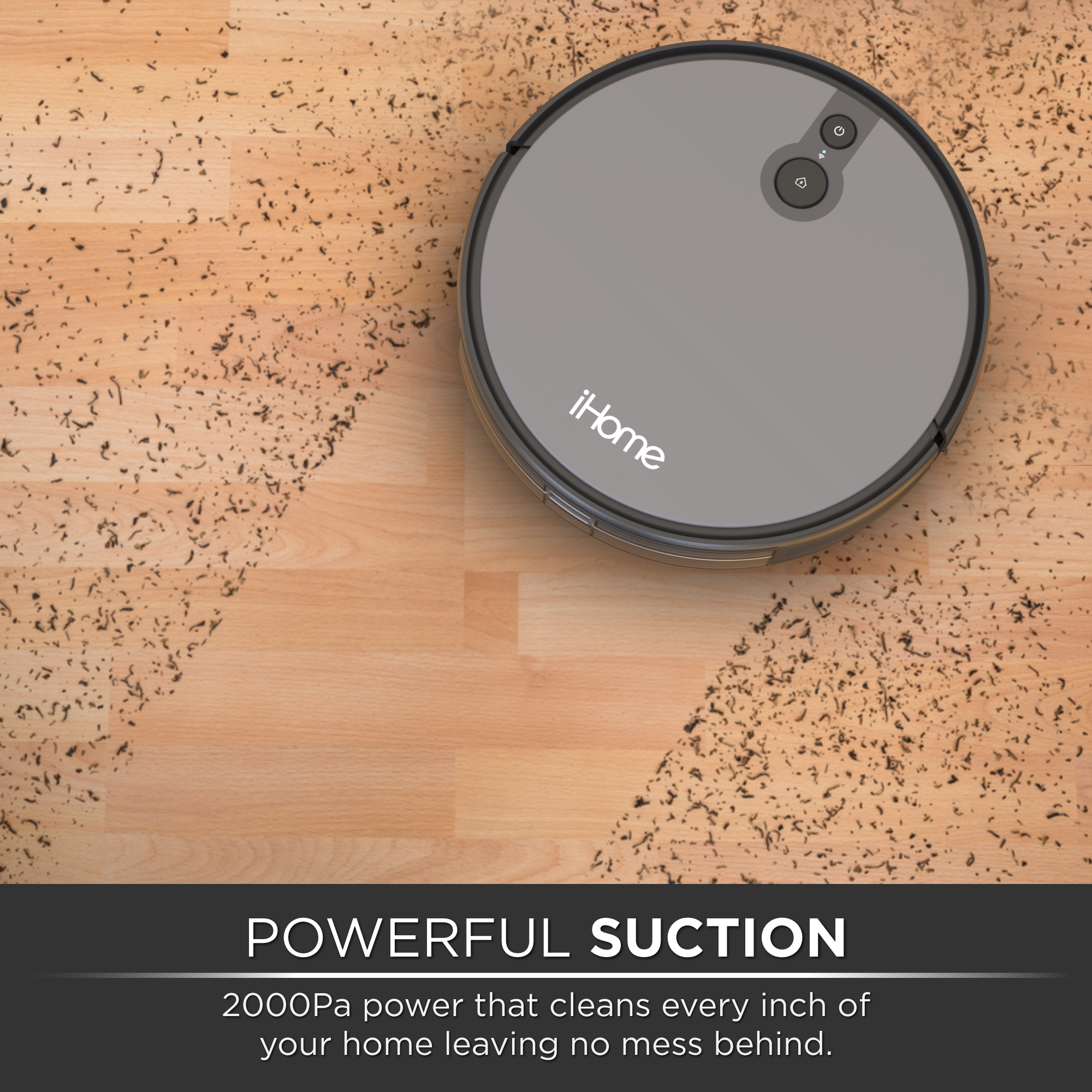 iHome AutoVac Juno Robot Vacuum, Mapping Technology, Strong Suction, 120 Min Runtime, App + Remote Control, New - image 4 of 11