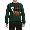 thumbnail image 2 of Wild Bobby, California Republic Cali Bear Pop Culture Unisex Crewneck Graphic Sweatshirt, Forest Green, Small, 2 of 3