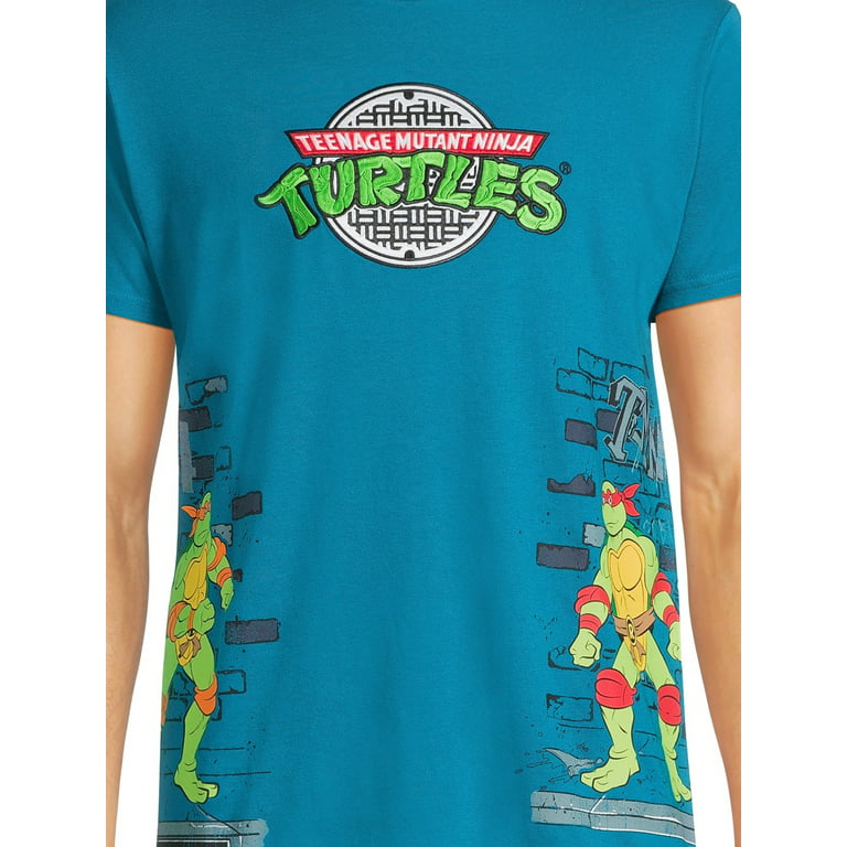 Teenage Mutant Ninja Turtles Men’s Graphic Tee with Short Sleeves, Size  S-3XL