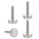 thumbnail image 1 of Tornillos de Pulgar Estriados Uxcell M5x0.98'' Acero Inoxidable 304 Cabeza Plana Tornillos de Pulgar 0.63'' Diámetro. 4 Pcs, 1 of 7