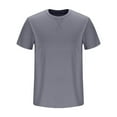 thumbnail image 5 of Summer Fashion Mens T-shirts Plus Size Fitness Home Wear Pajamas Solid Color Sports Price Reduction Alert:50% Off!, 5 of 6