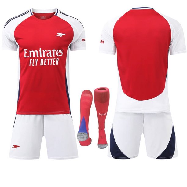 2425 Arsenal camiseta local No. 29 Havertz traje de uniforme de fútbol Gunners uniforme de entrenamiento chaleco para niños y adultosInicio Versión en blanco + Calcetines
