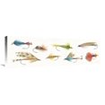 thumbnail image 1 of Global Gallery's 'Gone Fishin XII' By Elyse DeNeige Stretched Canvas Wall Art, 1 of 4