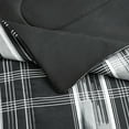 thumbnail image 4 of Mainstays Black Plaid 6 Piece Bed in a Bag Comforter Set With Sheets, Twin/Twin XL, 4 of 6
