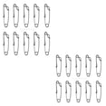 thumbnail image 1 of Paquete de 2x 10 Clips de palangre de línea larga Sharpla Clips de tiburón de pargo de pesca giratorio de Metal, 1 of 8