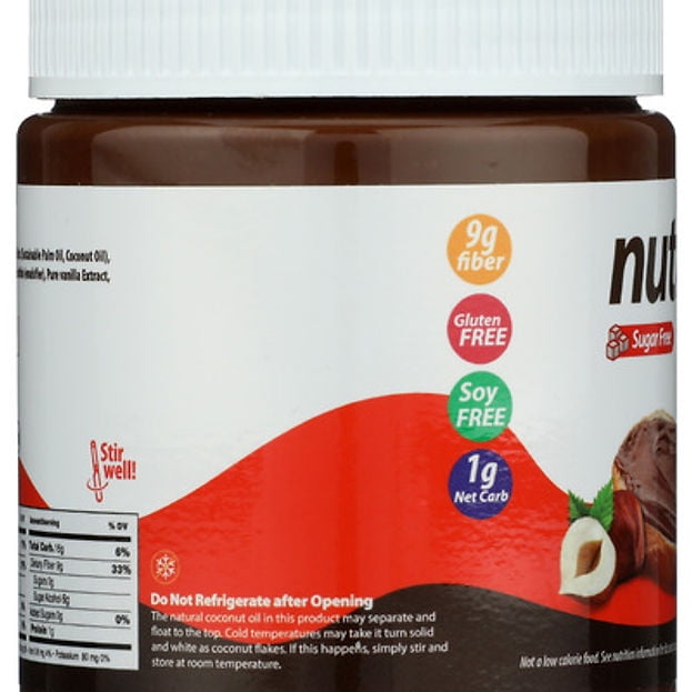 NutiLight - Healthy Alternative, Sugar Free Hazelnut Spread & Dark