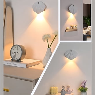 GZZBMY Indoor LED Wall Light with 120° Motion Sensor Wall Lamp 3000K/4000K/6000K Dimmable Wall Sconce Modern B Rechargeable Magnetic for Living Room Kitchen Bedroom (Shallow Wood,1 Pack GZZBMY Indoor LED Wall Light with 120° Motion Sensor Wall Lamp 3000K/4000K/6000K Dimmable Wall Sconce Modern B Rechargeable Magnetic for Living Room Kitchen Bedroom (Shallow Wood,1 Pack