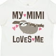thumbnail image 4 of Inktastic My Mimi Loves Me Sloth Girls Toddler T-Shirt, 4 of 5