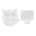 thumbnail image 1 of Silicone , Drip Glue  Flexibility Rhombus Storage Box Silicone  Jewelry Box Epoxy Mould 2pcs/set  For Make Storage Box, 1 of 8