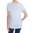 thumbnail image 4 of TRUE VINTAGE Womens Gray Pineapple Graphic Short Sleeve T-Shirt Top M, 4 of 4