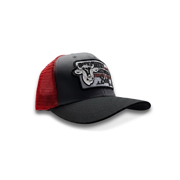 KNITE Gorra Farmer Beef Blue Trucker Hombre Ajustable Estilo Rancho Ganado Agro