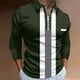 thumbnail image 2 of Playeras Básicas Para Hombre, Camiseta Informal De Otoño Con Estampado De Colores Y Cuello Vuelto, Camiseta De Manga Larga, 2 of 8