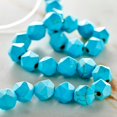 thumbnail image 2 of Bead Landing Turquoise Reconstituted Howlite Faceted Beads, 8mm, 12 Pack, 2 of 3
