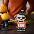 thumbnail image 5 of Halloween Decorations New Halloween Calendar Countdown Skull Head Pumpkin Artifact Display Halloween Decorations Outdoor Halloween Decorations Indoor, 5 of 5