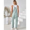 thumbnail image 5 of Loose Cami Jumpsuit, Solid Casual Jumpsuit For Summer & Spring, Women's Clothing, 5 of 20