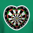 thumbnail image 3 of CafePress - Dart Love Dark T Shirt - Men's Classic Graphic Cotton T-Shirt, 3 of 4