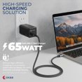 thumbnail image 2 of OXAA Chargeur Mural USB‐C GaN 65 W – Adaptateur de Charge Rapide pour Ordinateurs Portables, Appareils iOS et Android, Compact et Pratique pour le Voyage, 2 of 7