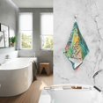 thumbnail image 2 of Yayeee 100% Cotton Hand Towels for Bathroom 16" x 28" Soft Absorbent Kitchen Towel, Colorful Plants, 2 of 7