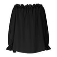thumbnail image 5 of NuoCaiYun Winter Womens Tops Long Sleeve Cold Shoulder Solid Blouse Shirt T-Shirt Fashion Ladies Tops, 5 of 6